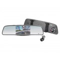 Automobilinis vaizdo registratorius 5" su veidrodėliu, galinio vaizdo kamera ir naktiniu režimu MR250 Navitel